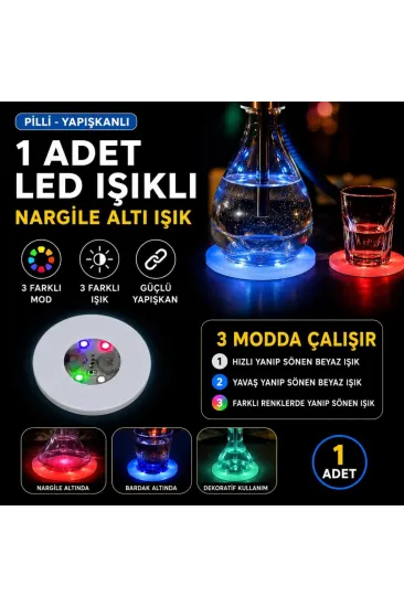 LED Nargile Altı Işık 1 Adet LED Nargile Altı Işık 1 Adet