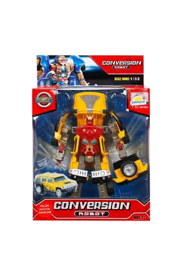 1:32 Sesli ve Işıklı Dönüşebilen Robot 1:32 Sesli ve Işıklı Dönüşebilen Robot