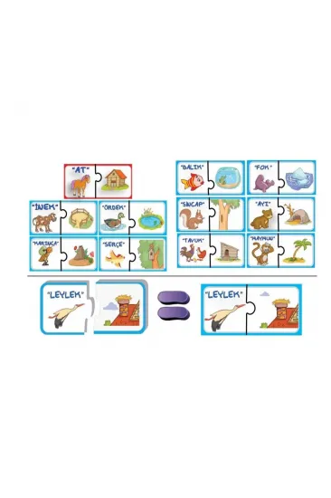 8513 2 Lİ KİMİN YUVASI PUZZLE KUTULU 8513 2 Lİ KİMİN YUVASI PUZZLE KUTULU