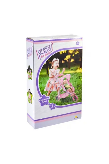 9326C Çilek Desenli, 3 Tekerlekli ve Tenteli Oyuncak Puset -NessiWorld 9326C Çilek Desenli, 3 Tekerlekli ve Tenteli Oyuncak Puset -NessiWorld