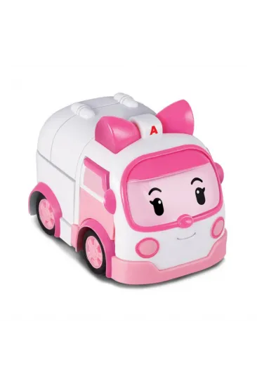 Robocar Poli Transforming Robot Figür Amber