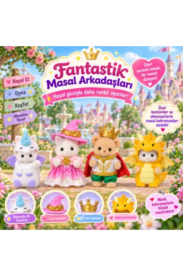 Families Fantastik Masal Arkadaşları Seti Families Fantastik Masal Arkadaşları Seti