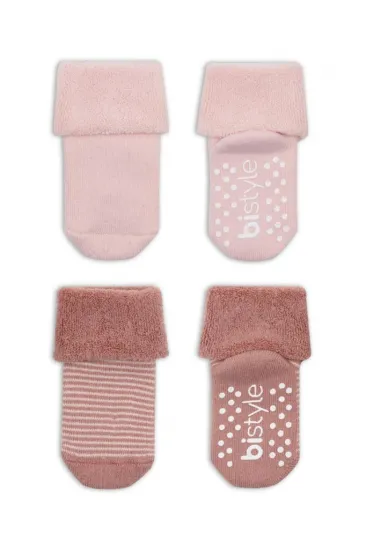 2'Li Çemberli Kaymaz Havlu Soket Çorap 10503 Pudra Pembe 2'Li Çemberli Kaymaz Havlu Soket Çorap 10503 Pudra Pembe
