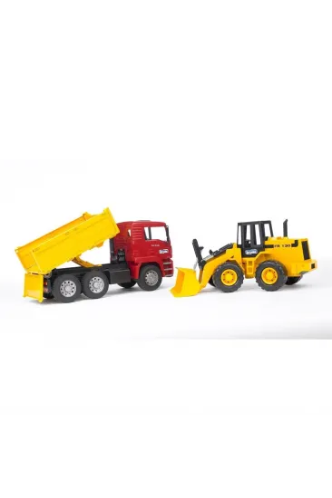 Man Damperli Kamyon Ve Fr 130 Kepçe Man Damperli Kamyon Ve Fr 130 Kepçe