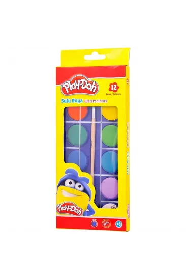 Play-Doh Sulu Boya 28 MM Büyük Boy 12 Renk