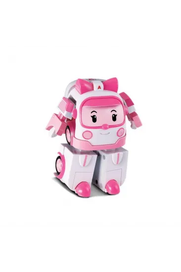 Robocar Poli Transforming Robot Figür Amber