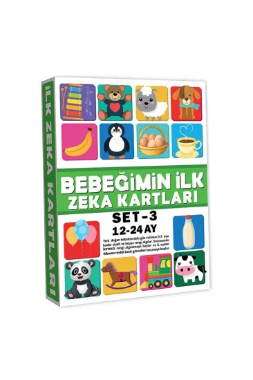 2212 Eğitici Kartlar 12-24 Ay Zeka Kartları -Dıytoys 2212 Eğitici Kartlar 12-24 Ay Zeka Kartları -Dıytoys