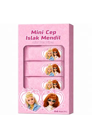 Islak Mini Cep Mendili 8'li