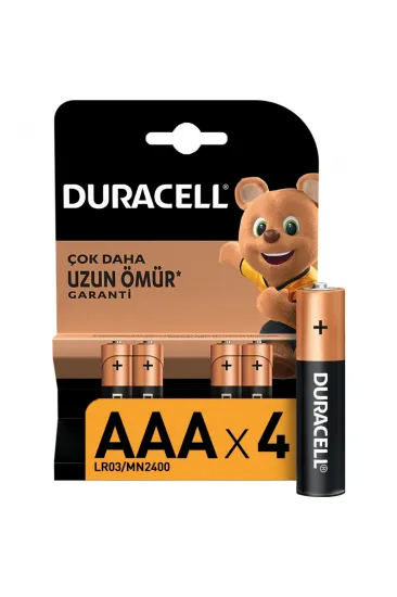 4'Lü AAA İnce Kalem Pil 4'Lü AAA İnce Kalem Pil