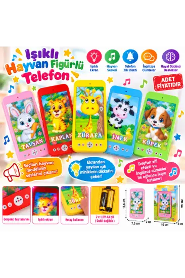 FAB PRJ-200 Sesli ve Işıklı Neşeli Telefonum adet fiyatıdır FAB PRJ-200 Sesli ve Işıklı Neşeli Telefonum adet fiyatıdır