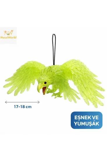 Asılabilir Lateks Kartal Dekor Süsü Yeşil 17-18 cm Asılabilir Lateks Kartal Dekor Süsü Yeşil 17-18 cm