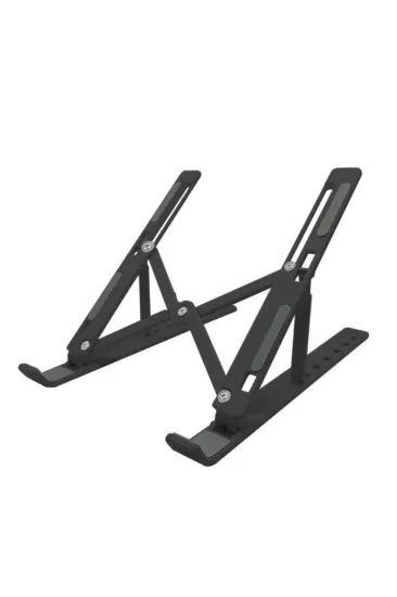 7 Kademeli Ayarlı Katlanabilir Laptop Tablet Standı Siyah 7 Kademeli Ayarlı Katlanabilir Laptop Tablet Standı Siyah