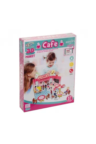 Cafe Maket 3 Boyutlu Puzzle Cafe Maket 3 Boyutlu Puzzle