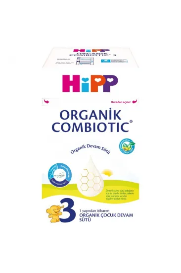 3 Organik Combiotic Bebek Sütü 600 Gr 3 Organik Combiotic Bebek Sütü 600 Gr