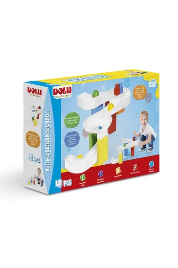 5162 Eğitici Top Yuvarlama Blokları -Dolu Oyuncak 5162 Eğitici Top Yuvarlama Blokları -Dolu Oyuncak