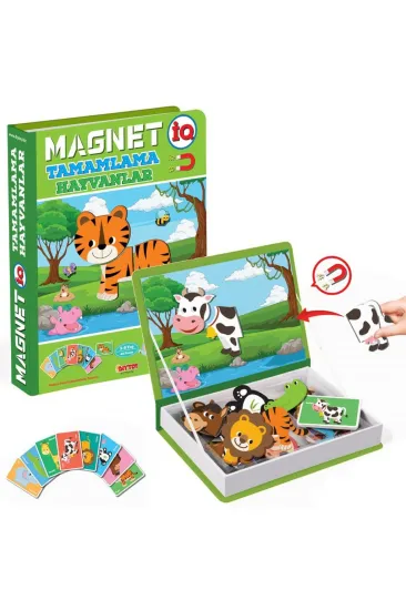 1512 Magnet Tamamlama - Hayvanlar/ +3 yaş 1512 Magnet Tamamlama - Hayvanlar/ +3 yaş