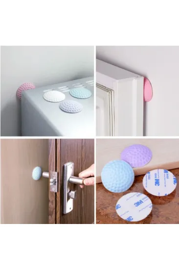 Çok Amaçlı Silikon Kapı Duvar Koruyucu Tampon 4lü Paket Çok Amaçlı Silikon Kapı Duvar Koruyucu Tampon 4lü Paket