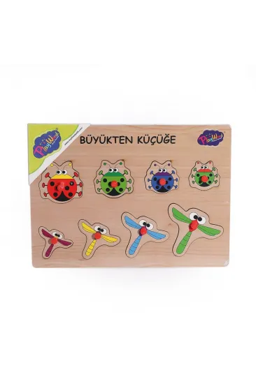 131-132 ONY Ahşap Tutmalı Puzzle Büyükten Küçüğe -Onyıl 131-132 ONY Ahşap Tutmalı Puzzle Büyükten Küçüğe -Onyıl