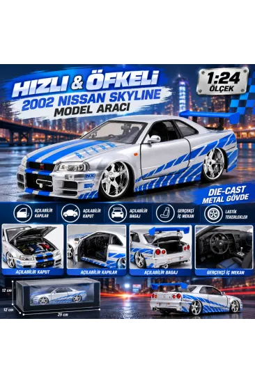 Hızlı & Öfkeli 2002 Nissan Skyline Model Aracı Hızlı & Öfkeli 2002 Nissan Skyline Model Aracı