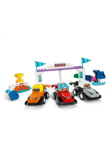 10445 Duplo F1 Takımı Yarış Arabaları ve Sürücüleri 70 parça +2aş 10445 Duplo F1 Takımı Yarış Arabaları ve Sürücüleri 70 parça +2aş