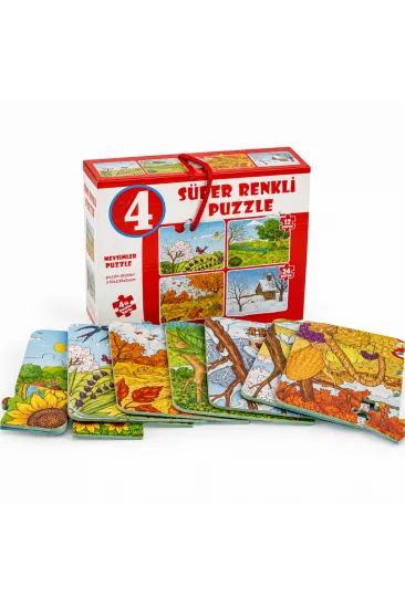 2488 MEVSİMLER SÜPER RENKLİ PUZZLE 4LÜ 2488 MEVSİMLER SÜPER RENKLİ PUZZLE 4LÜ