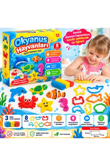 03574 OKYANUS HAY.SETİ OYUN HAMURU 03574 OKYANUS HAY.SETİ OYUN HAMURU