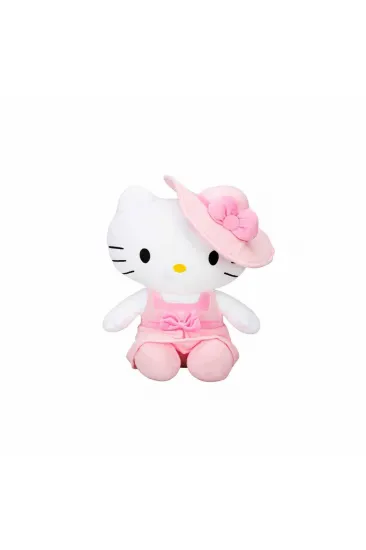 Hello Kitty Şapkalı Peluş Oyuncak 36 cm.1 Adet Fiyatıdır
