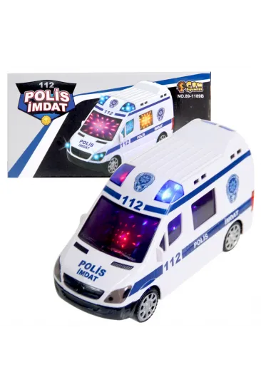 112 Polis İmdat 3D Işıklı Sesli Polis Aracı 112 Polis İmdat 3D Işıklı Sesli Polis Aracı