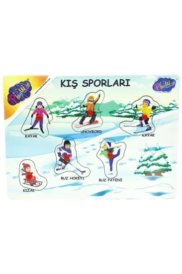 Ahşap Tutmalı Sporlar Yapboz Ahşap Tutmalı Sporlar Yapboz