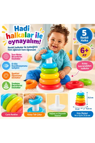 GRF09 Doğa Dostu Renkli Halkalar GRF09 Doğa Dostu Renkli Halkalar