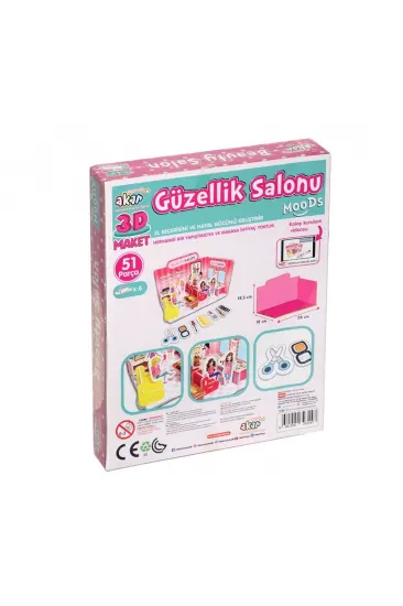 Güzellik Salonu Maket 3 Boyutlu Puzzle Güzellik Salonu Maket 3 Boyutlu Puzzle