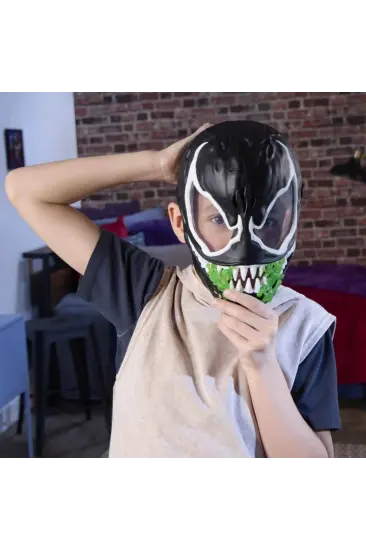 Sesli Karanlıkta Parlayan Venom Maske Sesli Karanlıkta Parlayan Venom Maske