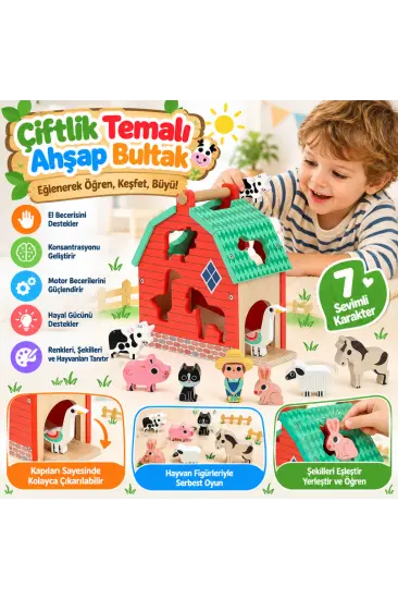 Çiftlik Temalı Ahşap Bultak Çiftlik Temalı Ahşap Bultak