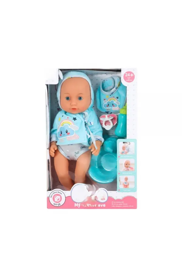 BEBEK VE TUVALET EĞİTİMİ SETİ 35 CM BEBEK VE TUVALET EĞİTİMİ SETİ 35 CM