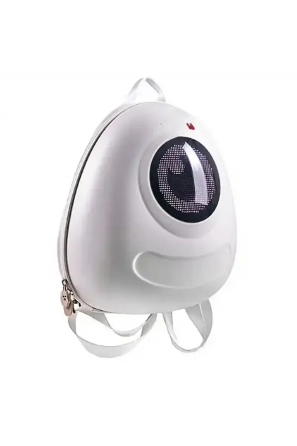 Led Işıklı Çocuk Sırt Çantası-Beyaz Led Işıklı Çocuk Sırt Çantası-Beyaz