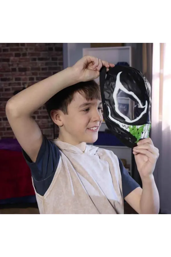 Sesli Karanlıkta Parlayan Venom Maske Sesli Karanlıkta Parlayan Venom Maske