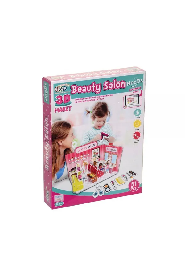 Güzellik Salonu Maket 3 Boyutlu Puzzle Güzellik Salonu Maket 3 Boyutlu Puzzle