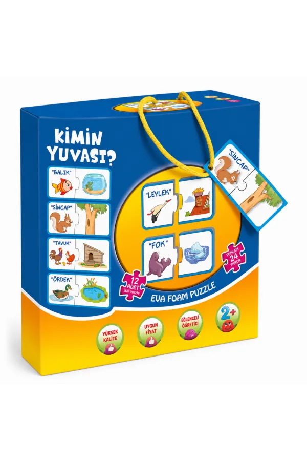 8513 2 Lİ KİMİN YUVASI PUZZLE KUTULU 8513 2 Lİ KİMİN YUVASI PUZZLE KUTULU