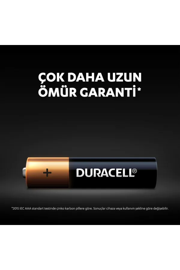 4'Lü AAA İnce Kalem Pil 4'Lü AAA İnce Kalem Pil