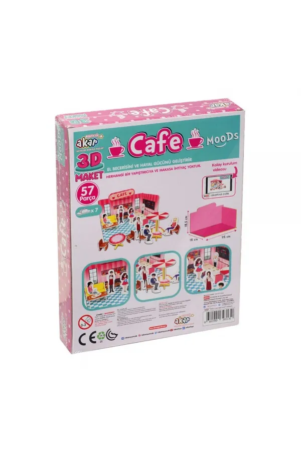 Cafe Maket 3 Boyutlu Puzzle Cafe Maket 3 Boyutlu Puzzle