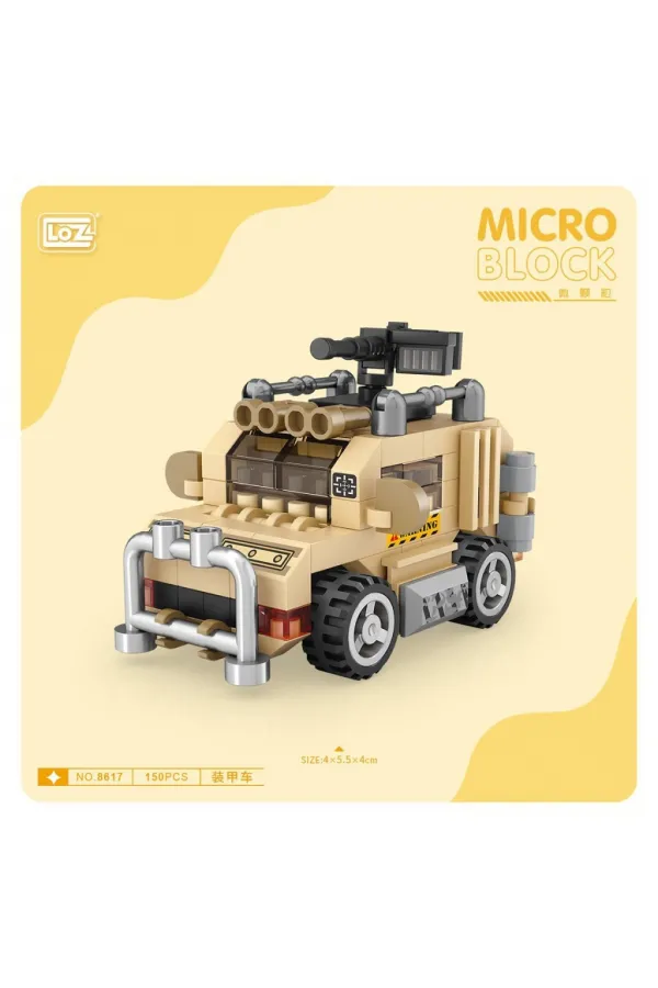LZ8617 NessiWorld Tank Blok Seti Poşet- Vagon life LZ8617 NessiWorld Tank Blok Seti Poşet- Vagon life