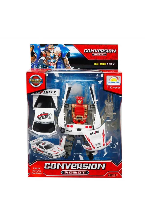 1:32 Sesli ve Işıklı Dönüşebilen Robot 1:32 Sesli ve Işıklı Dönüşebilen Robot