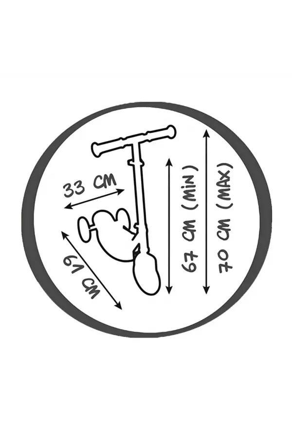 Ahşap 3W Katlanabilir Scooter 7600750908 Ahşap 3W Katlanabilir Scooter 7600750908