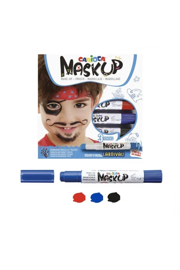 Mask Up Yüz Boyası 3 Renk Carnival Mask Up Yüz Boyası 3 Renk Carnival