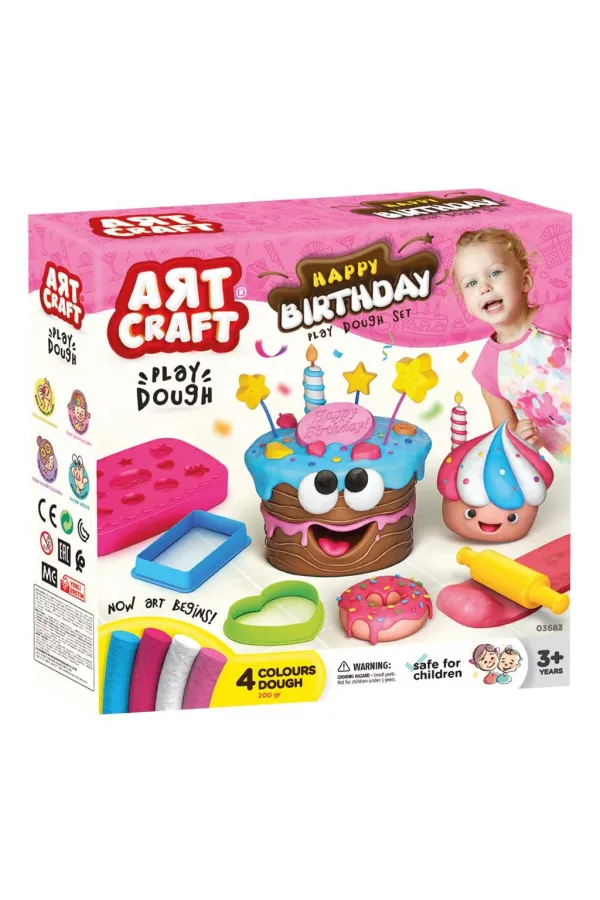 Art Craft Doğum Günü Oyun Hamuru Seti 10 Parça Art Craft Doğum Günü Oyun Hamuru Seti 10 Parça