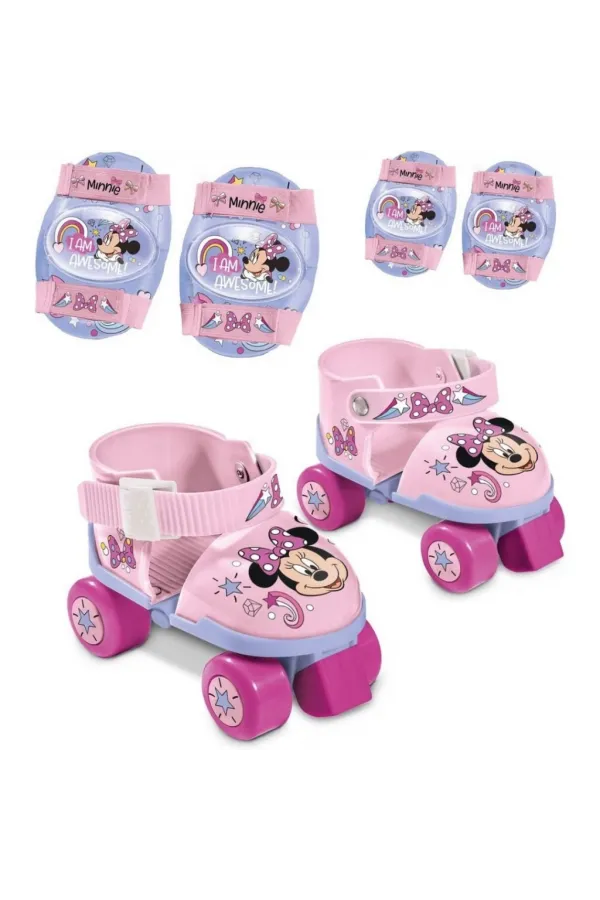 Minnie Dizlik Dirseklik Set Çantalı Minnie Dizlik Dirseklik Set Çantalı