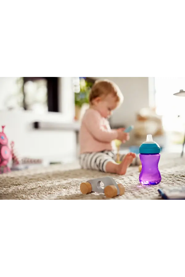 Yumuşak Uçlu Bardak 300 ml Mor Yumuşak Uçlu Bardak 300 ml Mor