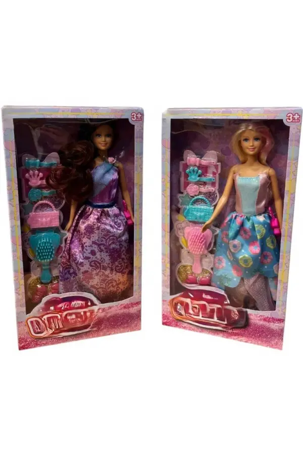 SH40847 11,5" PRENSES BEBEK SETİ SH40847 11,5" PRENSES BEBEK SETİ