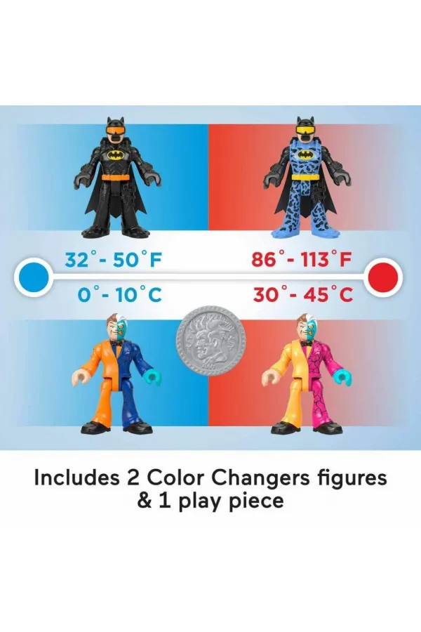HMX60 Imaginext® DC Color Changers Temel Figür Seti HMX60 Imaginext® DC Color Changers Temel Figür Seti