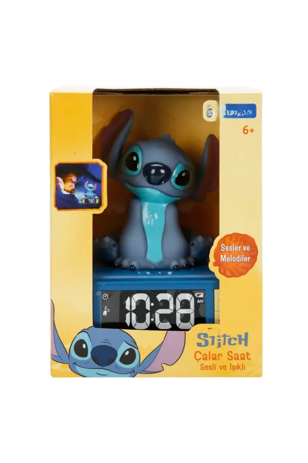 Sesli ve Işıklı 3D Stitch Dijital Çalar Saat Sesli ve Işıklı 3D Stitch Dijital Çalar Saat